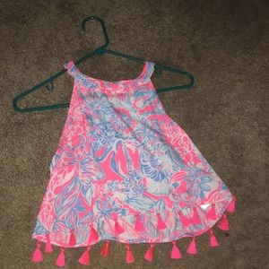 Lilly Pulitzer Tassel Crop Top